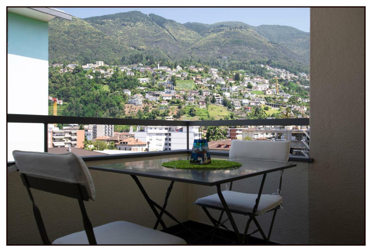 Schoene Ferienwohnung Mit Panoramablick Λοκάρνο Εξωτερικό φωτογραφία